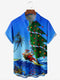Men's Christmas Funny Graphic Short Sleeve Hawaiian Shirt